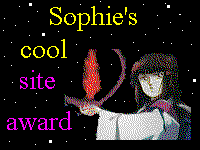 sophie's cool site award